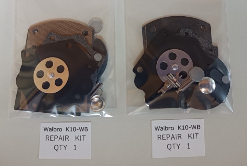  送料無料 Walbro キャブレター用 WB-3A SLレース対応品 K10-WB Full Repair Kit 2個SET  パッキン＆ニードルSETの画像1