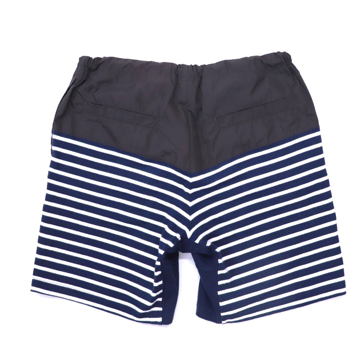 Kolor BEACON* shorts shorts /2/ cotton polyester /NVY×BRN/14SBM-T03201/ made in Japan 