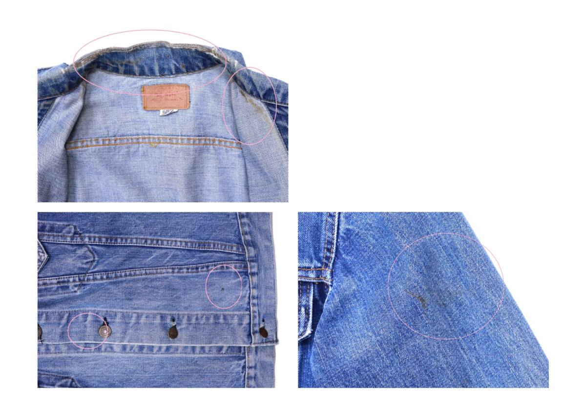 LEVI'S◆70505/デニムジャケット/4th/ビッグE_画像8