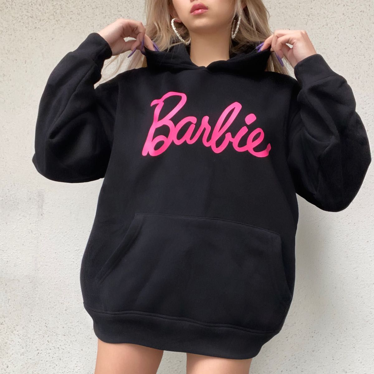 【ゆ！様専用】BarbieフーディーパーカーTシャツ 大セール中【在庫限り有り少なくなってきました！！】トレーナー黒 ブラック