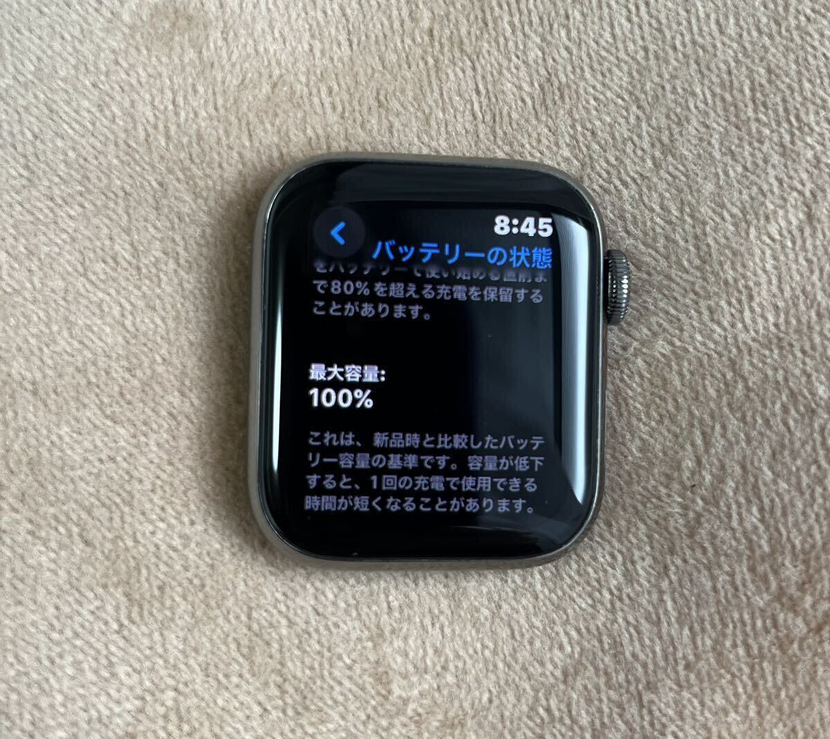 Apple Watch Series 6 40mm GPS セルラー グラファイトステンレス 難ありの画像2