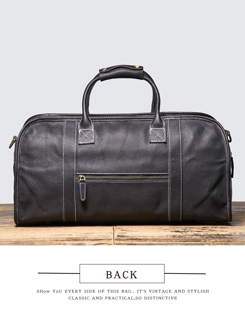  Boston bag original leather men's high capacity multifunction PC correspondence back leather man business leather sport bag commuting going to school 1.2 day business trip travel ventilation 