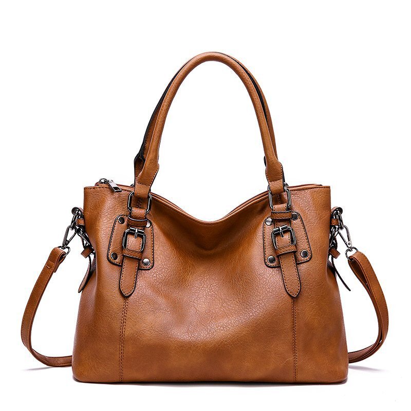  new goods appearance * Europe and America retro simple shoulder bag high capacity feeling of quality handbag stylish shoulder bag 