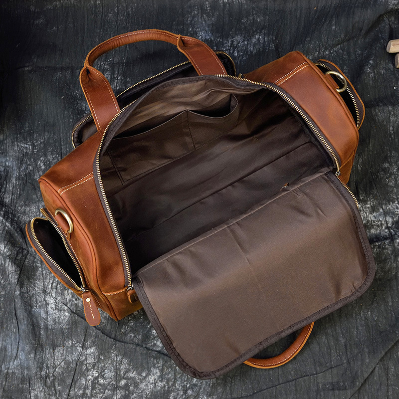 ボストンバッグ 本革 メンズ 大容量 トラベルバッグ 底鋲付き レザー 機内持ち込み 旅行バッグ 自立 牛革 旅行鞄 ゴルフバッグの画像3