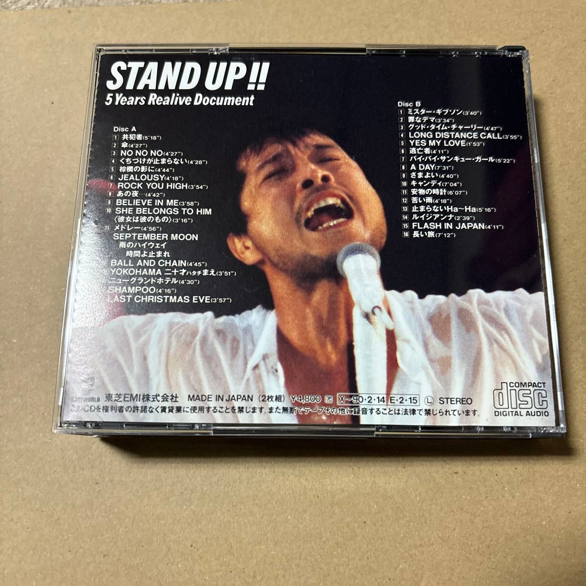 矢沢永吉 / STAND UP!! 5 Years Realive Document(廃盤) 商品情報お読みください