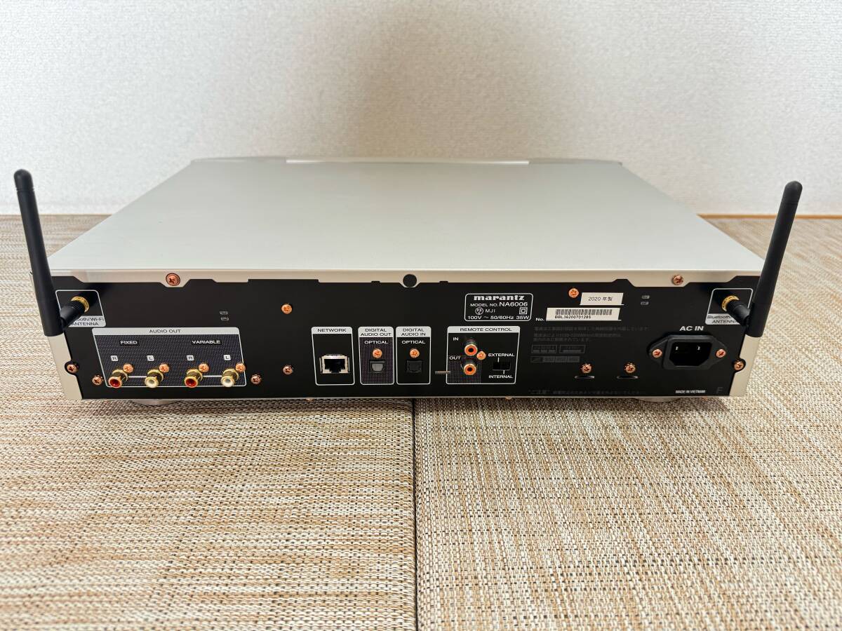 Marantz ネットワークオーディオプレーヤー NA6006 HEOS ハイレゾ Airplay2対応 シルバーゴールド の画像5