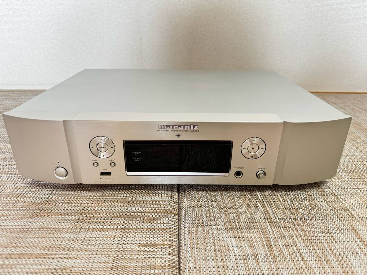 Marantz ネットワークオーディオプレーヤー NA6006 HEOS ハイレゾ Airplay2対応 シルバーゴールド の画像1