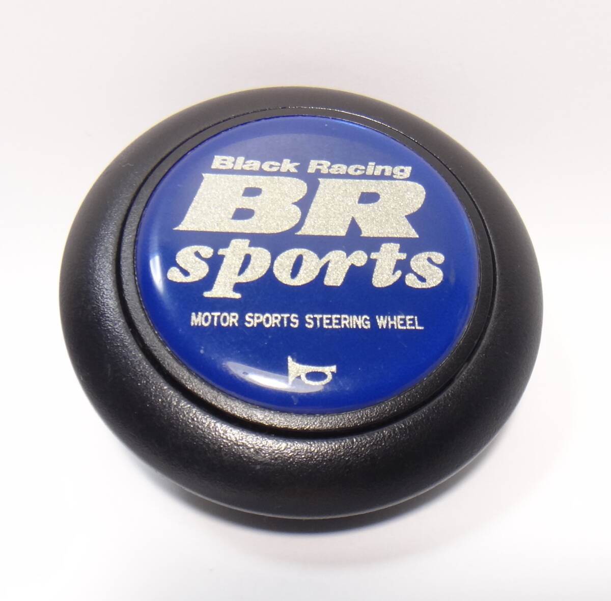 送料無料 Black Racing Sports BR ブラックレーシング スポーツ ホーンボタン 動作未確認ジャンク 街道レーサー 旧車 ハイソカー等にの画像1