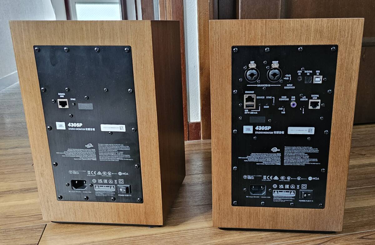 [ beautiful goods ][ original box equipped ]JBL 4305P pair Powered monitor speaker 