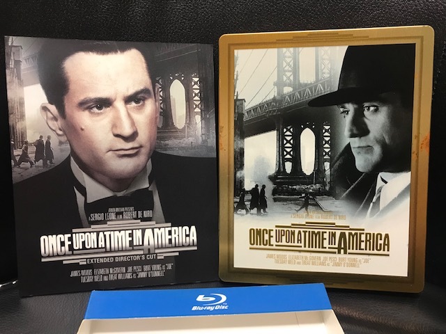 当時物 2014年 Blu-ray ONCE UPON A TIME IN AMERICA ブルーレイ版スチールブック仕様 ブックレット付 エクステンデッド版無 デニーロ 希少の画像3