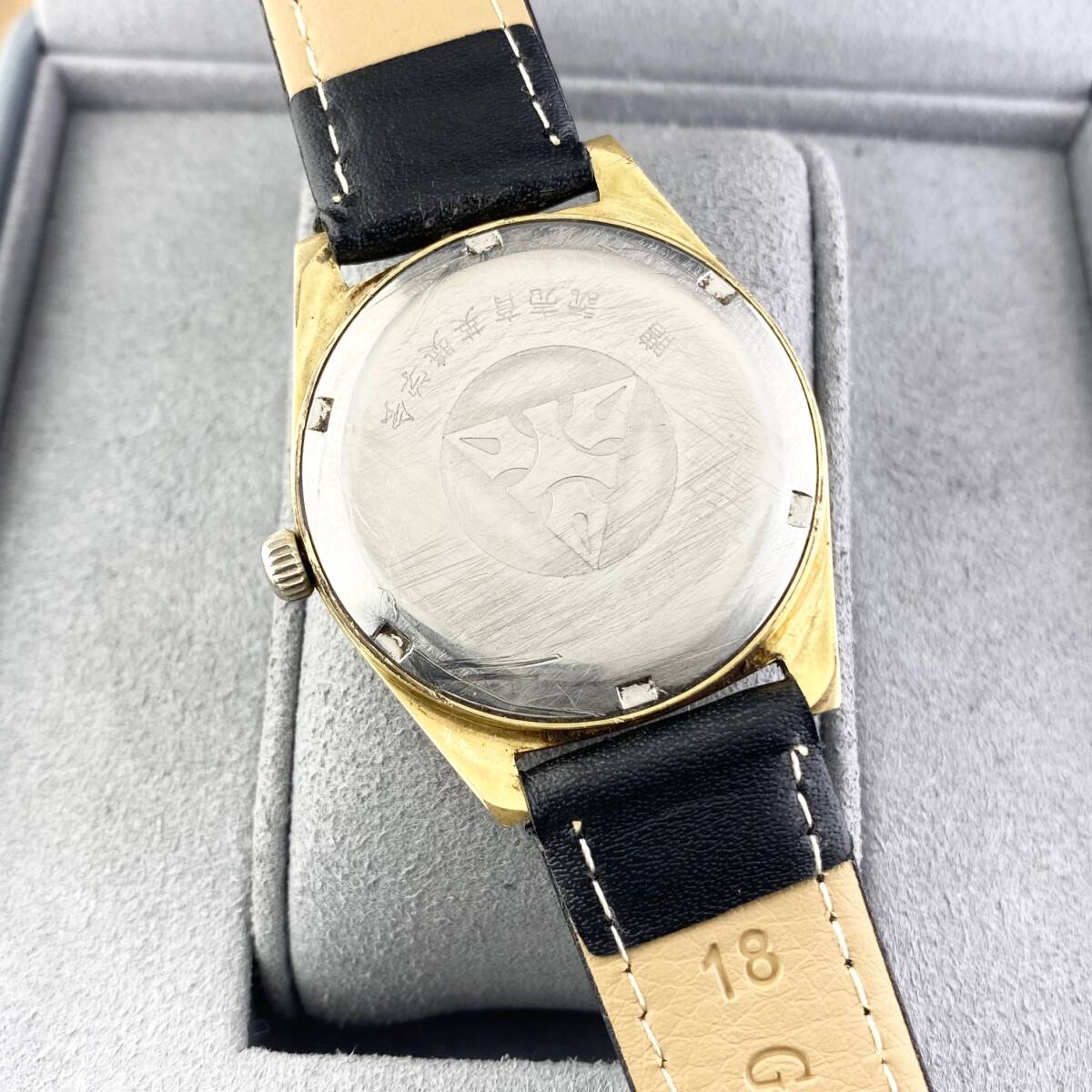 【1円〜】OMEGA オメガ 腕時計 メンズ 手巻き Geneve ジュネーブ シルバー文字盤 ゴールド アンティーク デイト 可動品の画像6