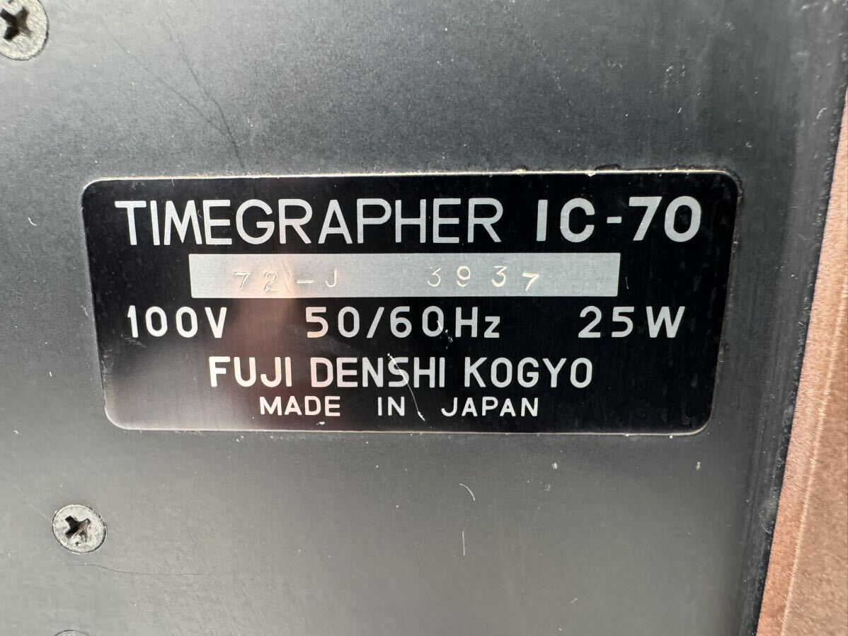 a356) Fuji электронный промышленность время gla мех TIMEGRAPHER IC-70 часы ремонт инструмент 