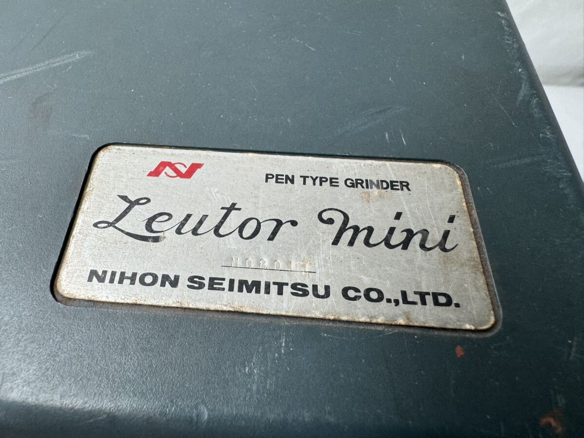 a353）希少 PEN TYPE GRINDER LEUTOR MINI ペンタイプ グラインダー リューター ミニ 日本精密機械工作 株式会社の画像5