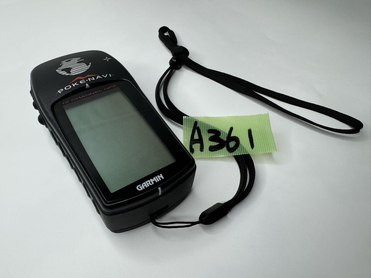 a361)POKE NAVI 12Channel GPS GARMIN present condition goods 