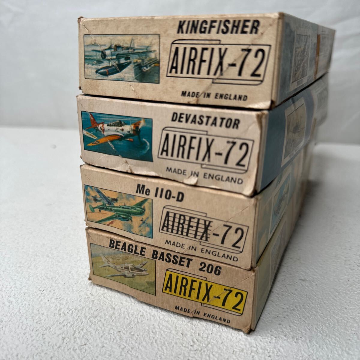 a445) プラモデル 当時物 模型 AIRFIX-72 戦闘機 飛行機　イギリス製　ジャンク 4点まとめ_画像10