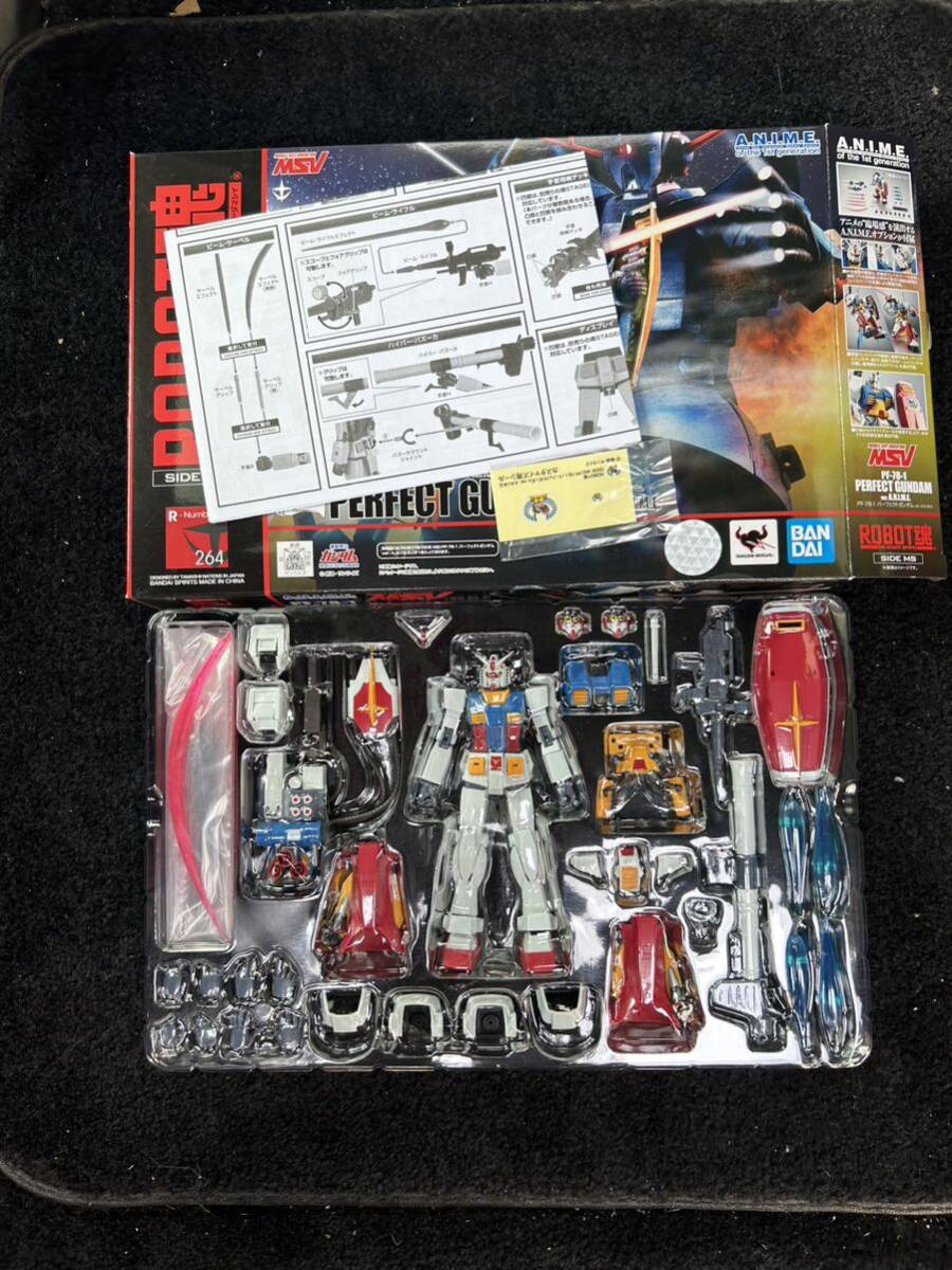 ROBOT魂 パーフェクトガンダム 3種、エフェクトパーツ、高速機動 ROBOT魂 パーフェクトガンダム 3種、エフェクトパーツ、高速機動