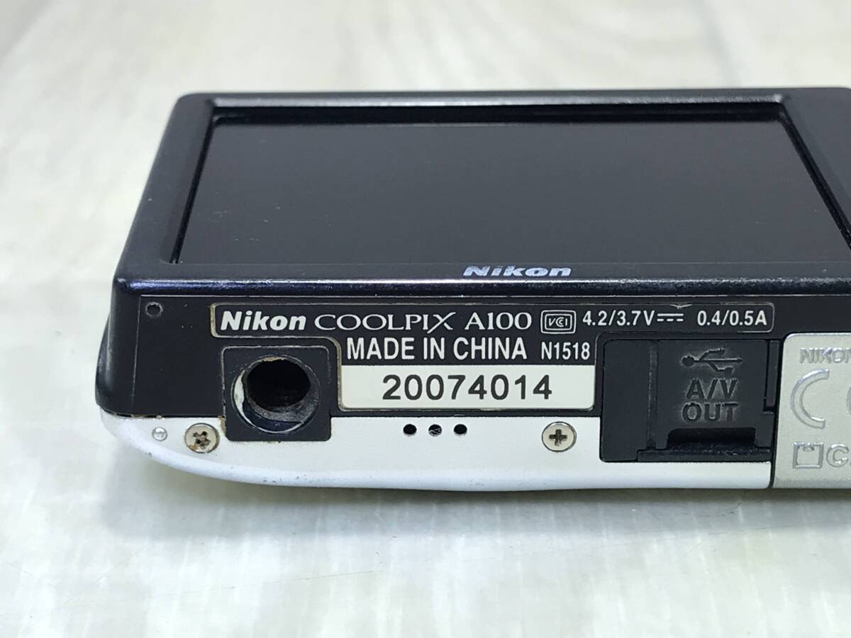 ☆ Nikon ニコン コンパクトデジタルカメラ シルバー COOLPIX デジカメ A100 【 未確認/ 現状品 】 （PN-4D35） ☆_画像8