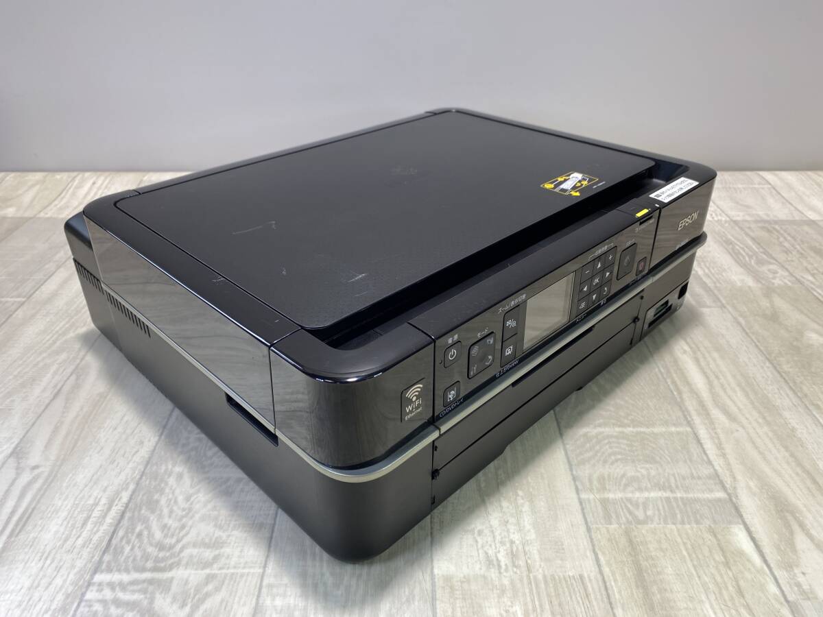 ☆ EPSON エプソン A4 インクジェット プリンター 複合機 EP-802A ブラック 【 動作確認済 】（PN-4D53）☆の画像1