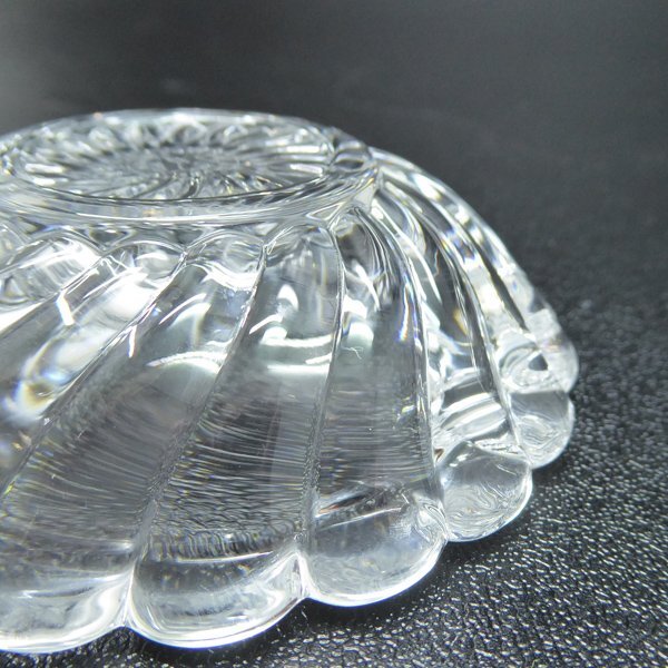 1円～ Baccarat バカラ VOLUTE ボリュート 灰皿 小物入れ 1712520 箱 ◆未使用品◆送料600円(近畿)～◆～4/24(水)終了 質屋-9608の画像7