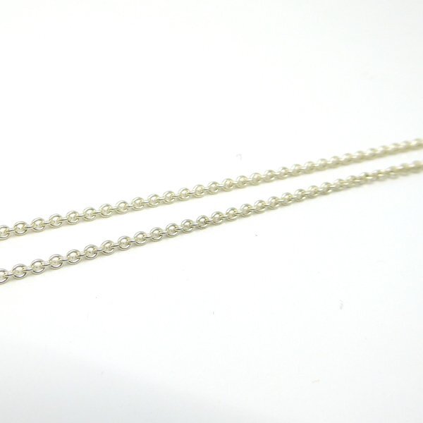 1 jpy ~ TIFFANY bean long necklace Large silver 925 Tiffany box sack * postage 600 jpy ( Kinki )~*~4/28( day ) end pawnshop -9617