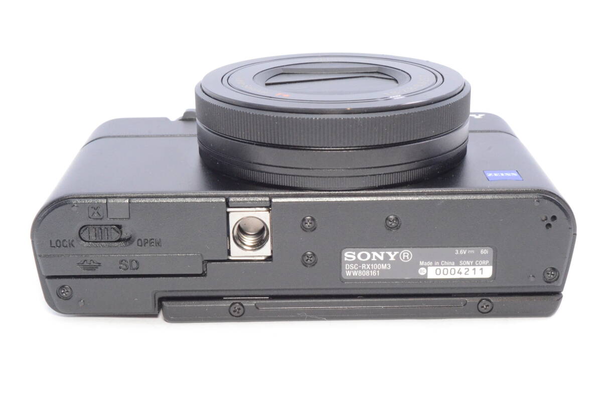 【極美品】SONY Cyber-shot DSC-RX100M3 ブラック コンパクトデジタルカメラ ＃P0632404019Yの画像6