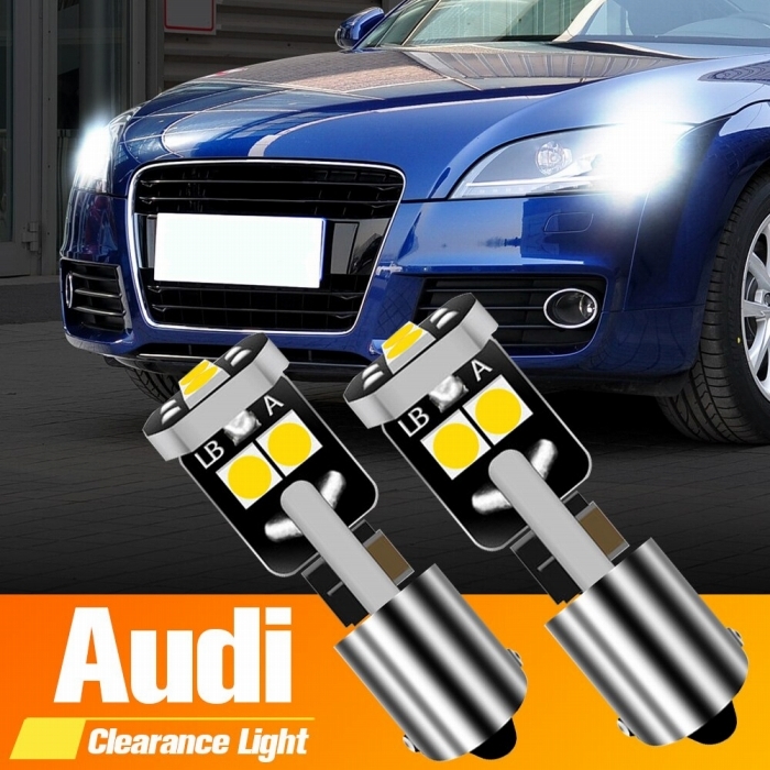 H6W BAX9S LED valve(bulb) parking lamp light AUDI Audi correspondence A4 B5 B6 A6 4G C7 A8 D2 TT 8J 6000K