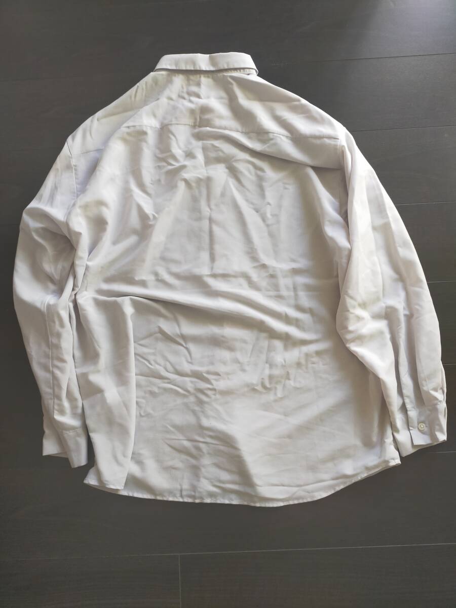 ジーユー シアーオーバーサイズシャツ　長袖　light gray sizeL_画像2
