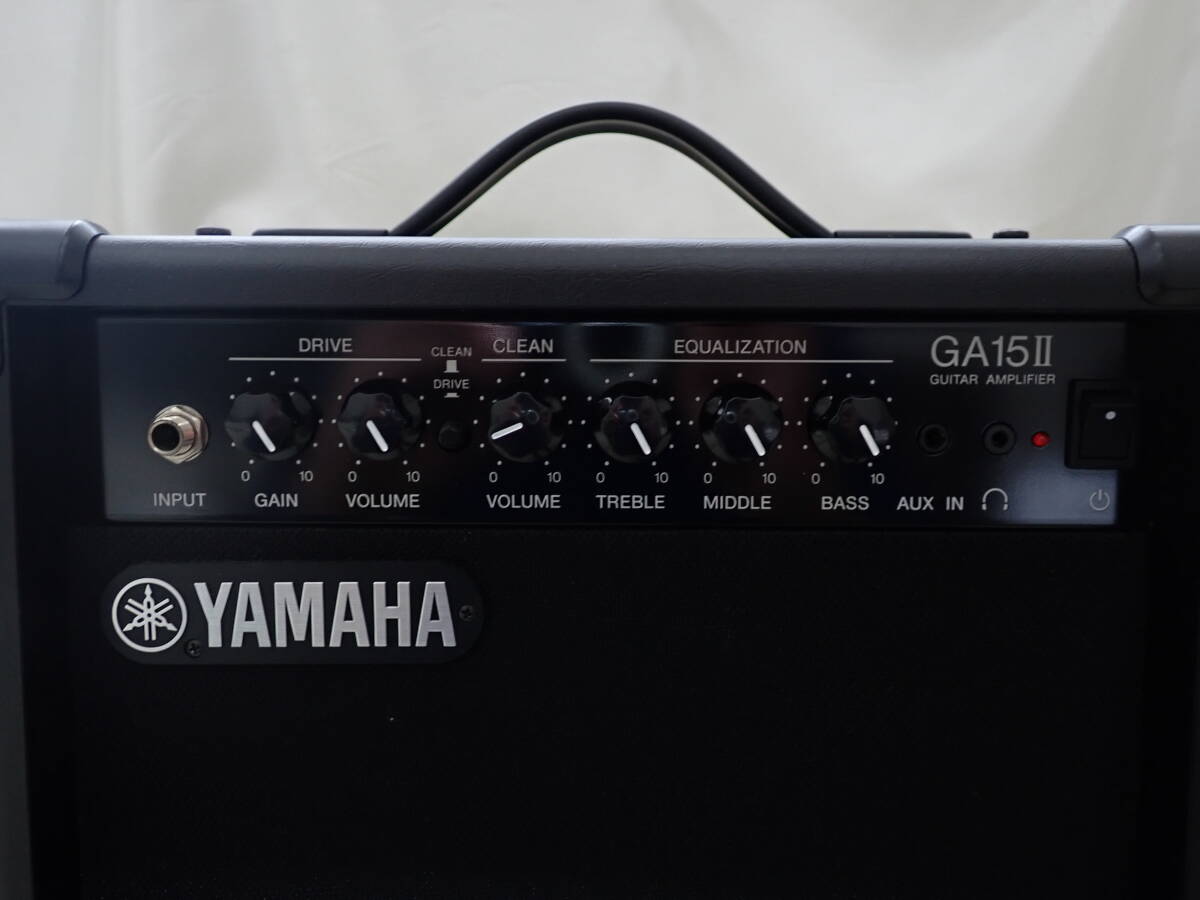 YAMAHA ヤマハ GUITAR AMPLIFIER ギターアンプ GA15II コンボアンプ 小型 ギターケーブル付き aの画像2