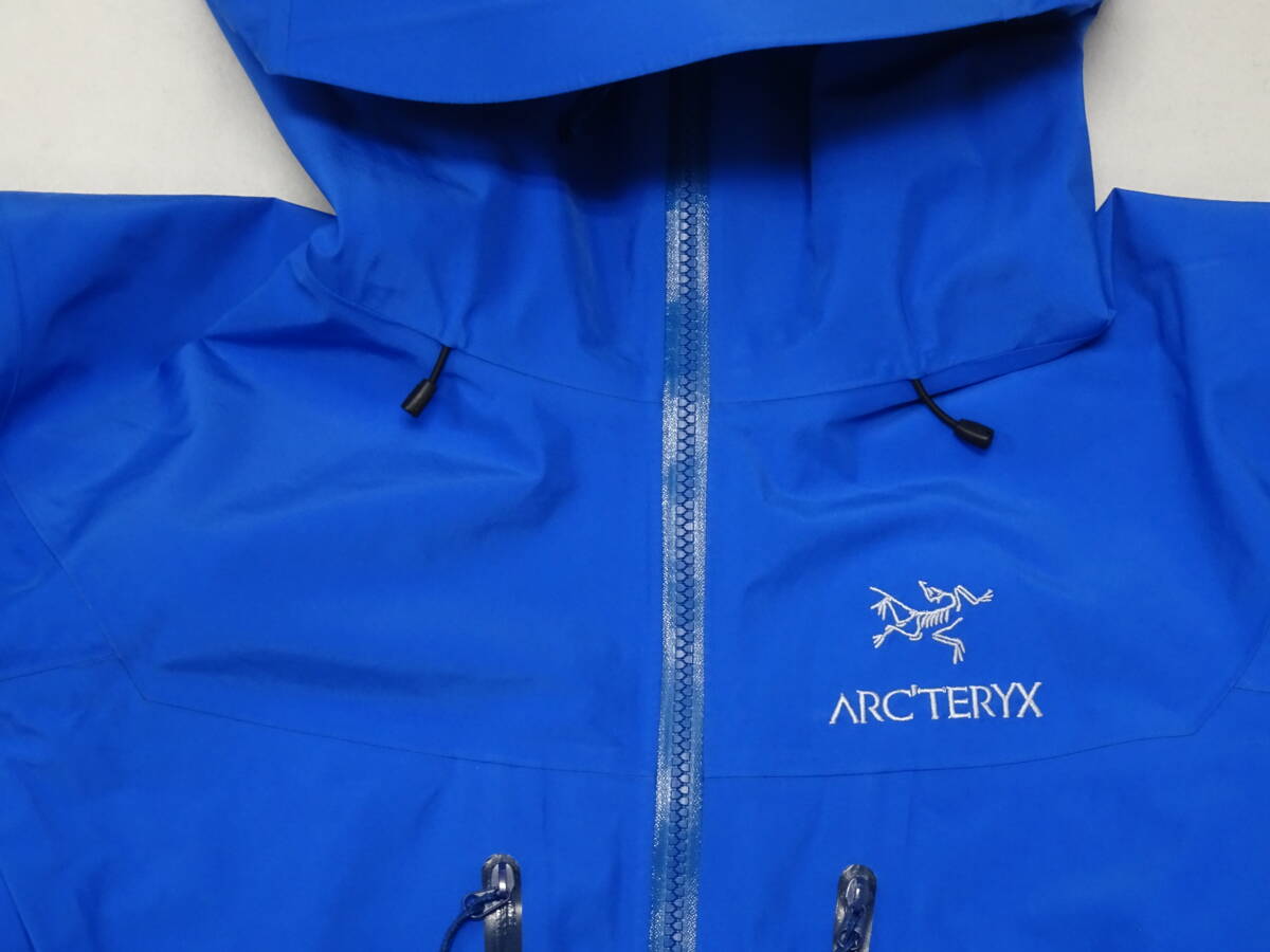 Arc'teryx アークテリクス Alph SV Jacket アルファSVジャケット カナダ製 青色 Size Sの画像2
