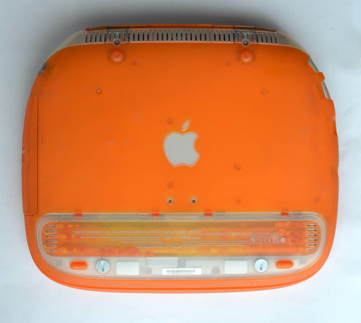 iBook G3 Shell 300MHz 160MB/20GB/CD タンジェリン 美 の画像9