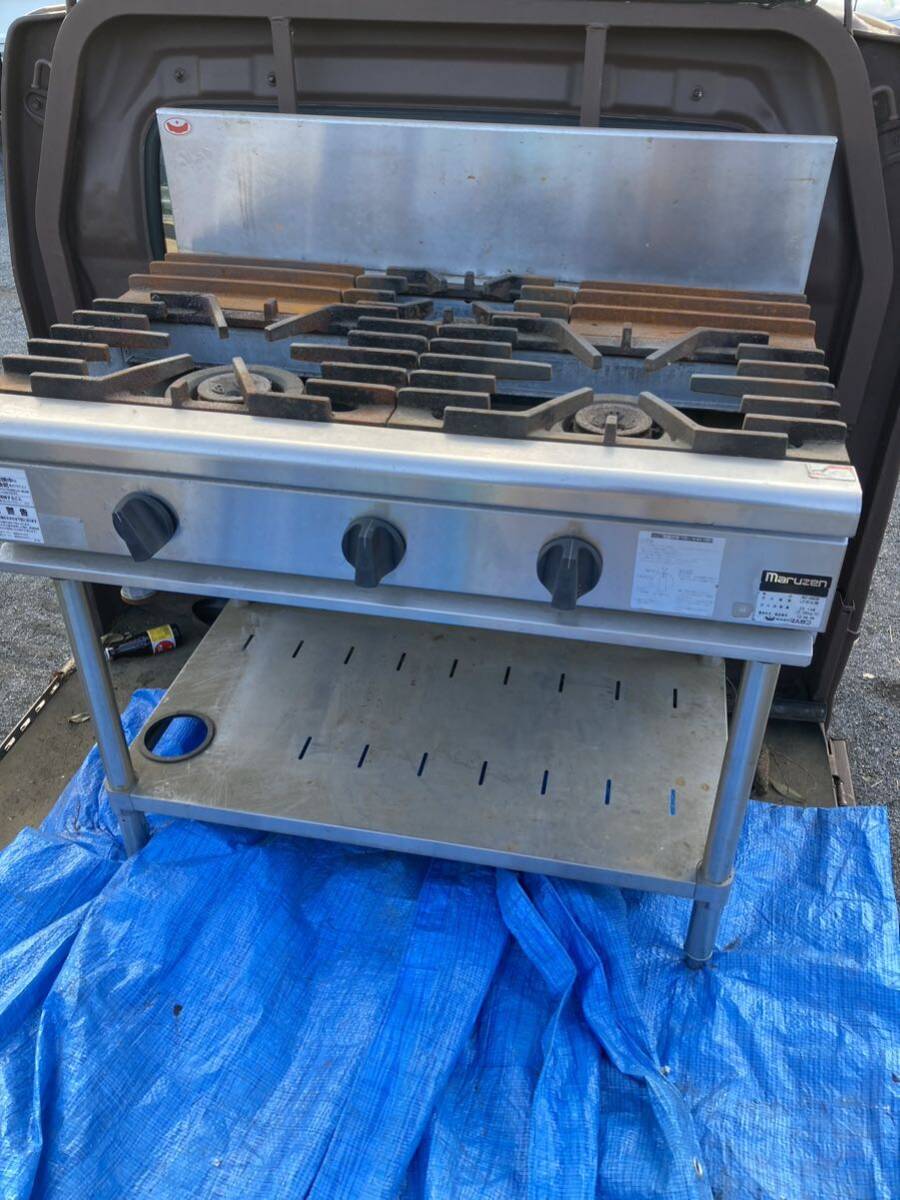  receipt limitation (pick up)! Maruzen roasting pcs LP gas portable cooking stove roasting pcs barbecue BBQ. day teppanyaki movement sale kitchen car 