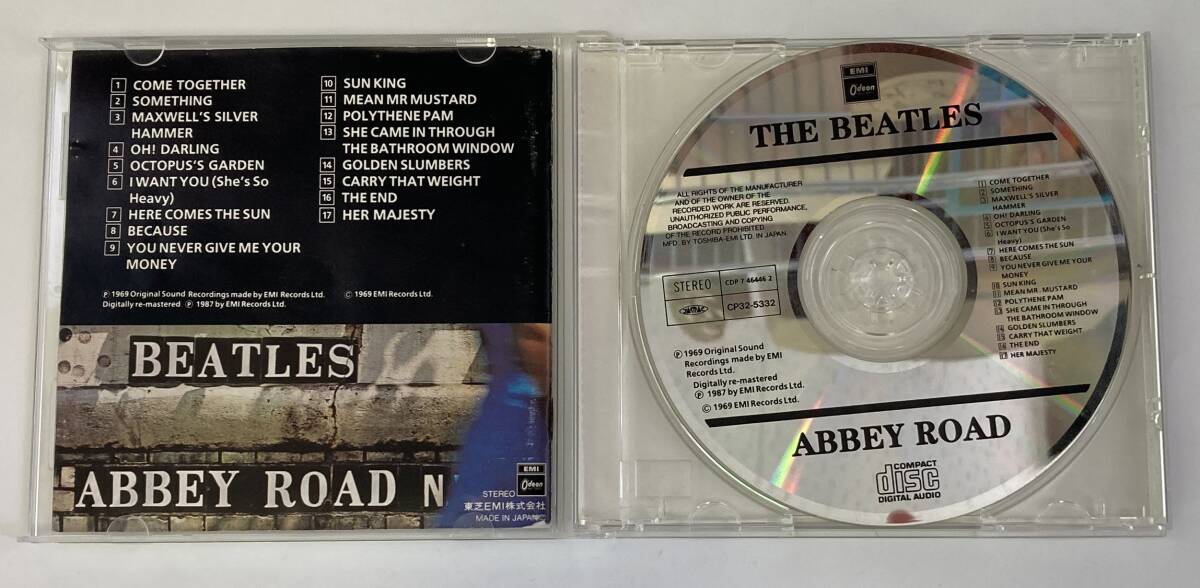 1円～【中古/美品】国内盤 CD The Beatles Abbey Road CP32-5332 ビートルズの画像2