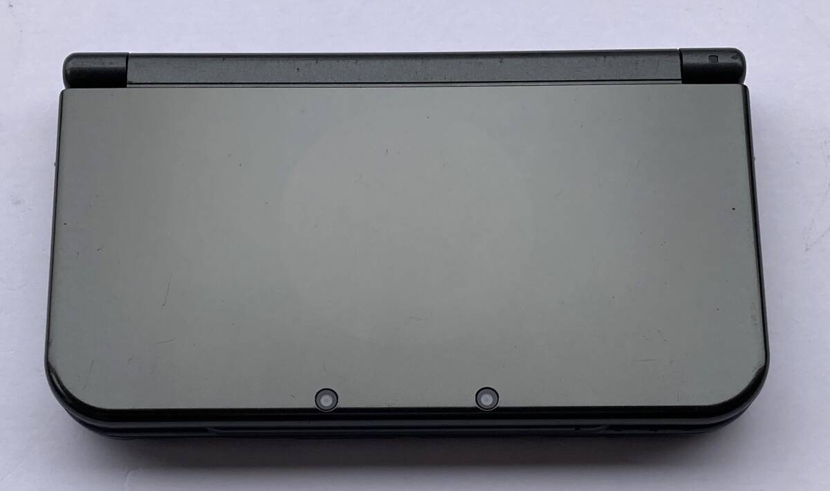 1 jpy ~[ used / beautiful goods / operation not yet verification ]New Nintendo 3DS LL metallic black body 