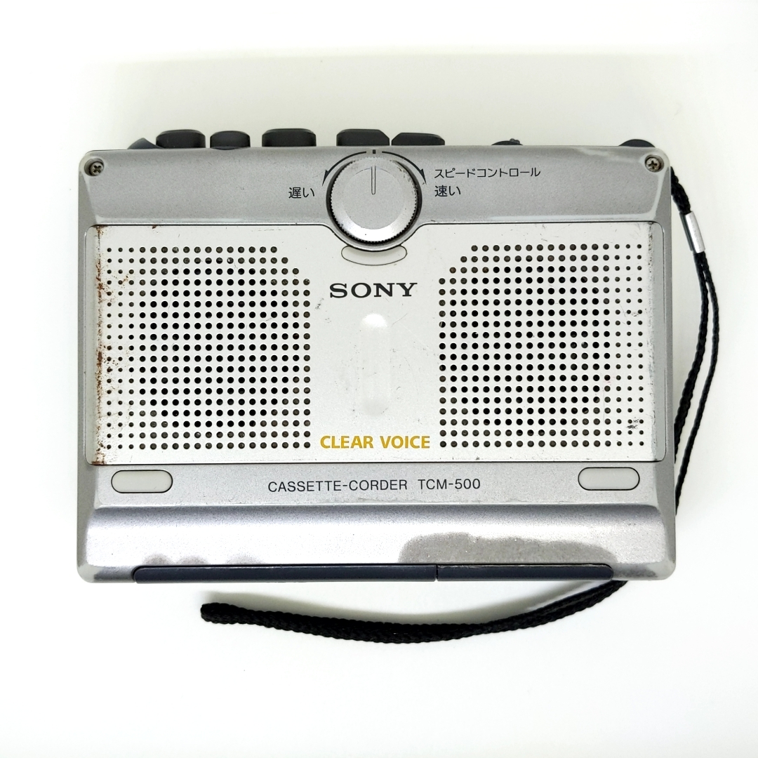 ジャンク★SONY TCM-500 カセットテープレコーダー ソニー CASSETTE WALKMANの画像2