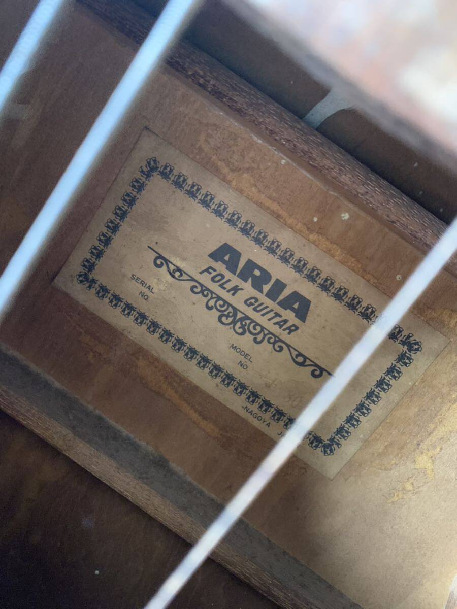  aria   FOLK GUTAR  винтажный    гитара 　 акустическая гитара  