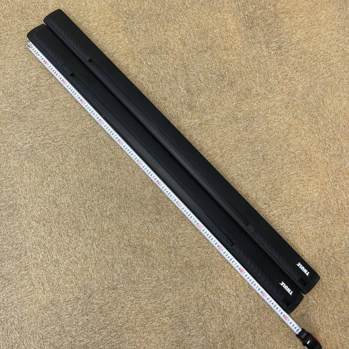 スーリー　ウィングバー　ブラック　969 thule wingbar 127cm_画像1