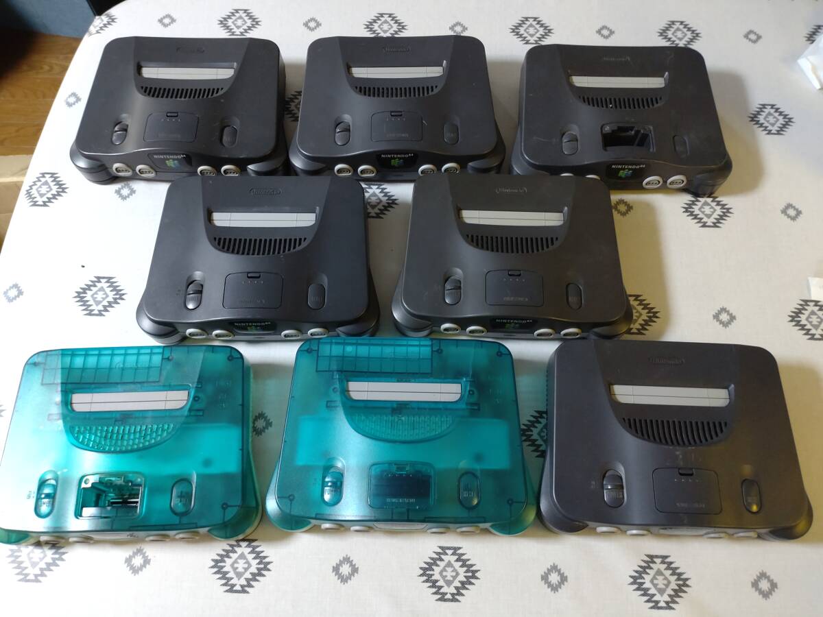 □24000円□任天堂64本体のみ8台セット 動作品 ターミネーター □24000円□任天堂64本体のみ8台セット 動作品 ターミネーター