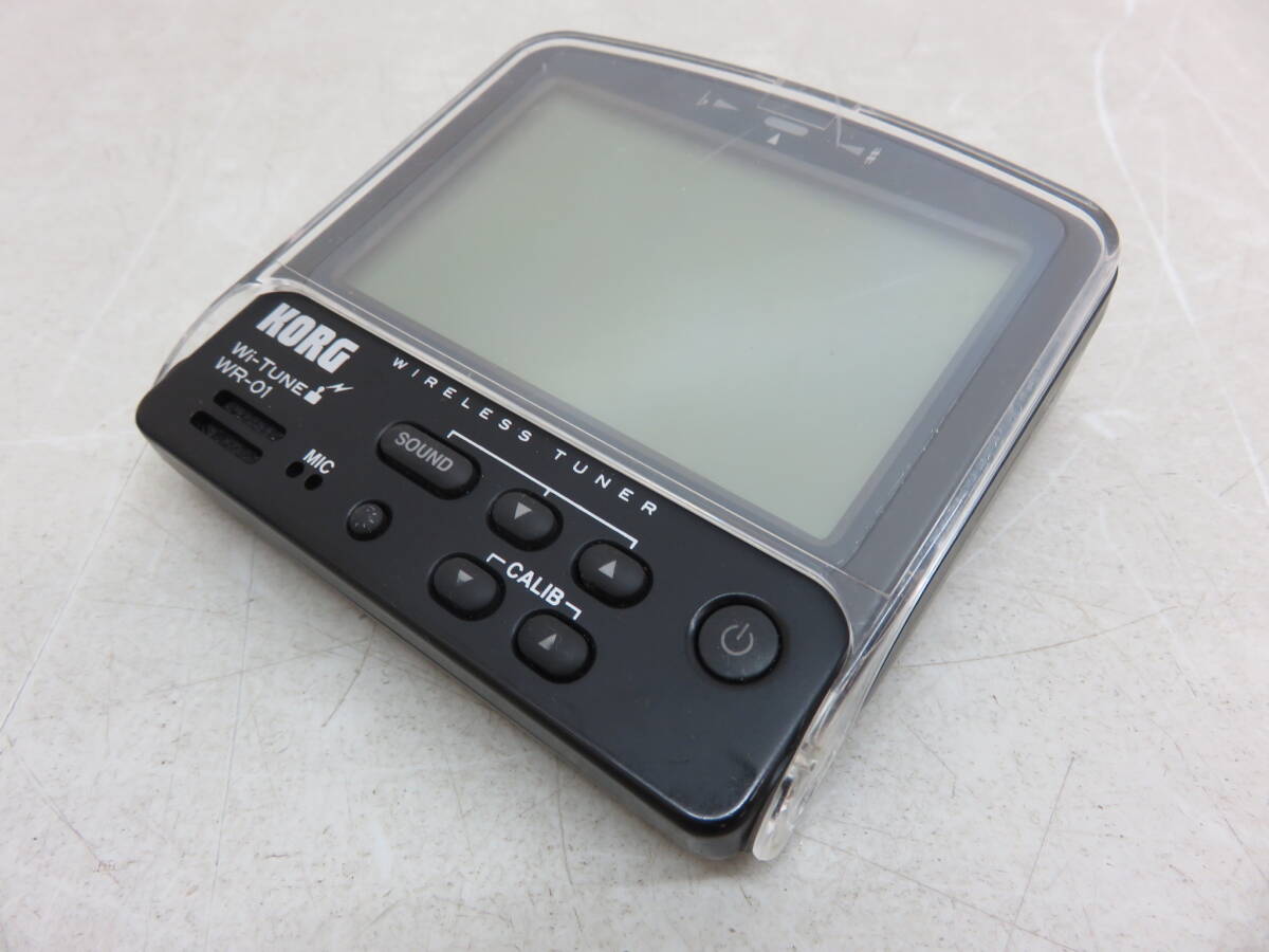 KORG WR-01 Wi-tune ワイヤレスチューナー チューナー本体 動作品 中古 の画像3