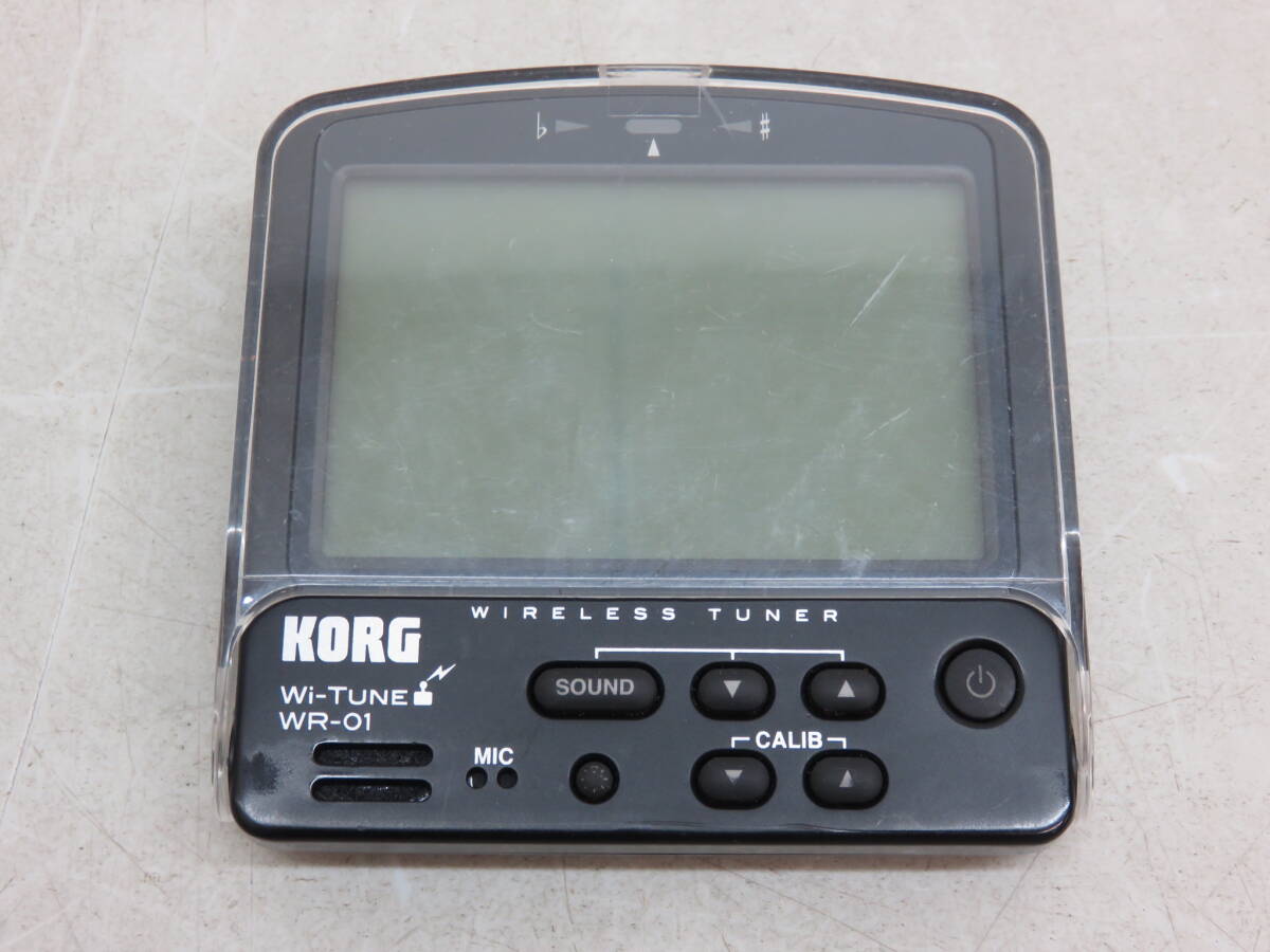 KORG WR-01 Wi-tune ワイヤレスチューナー チューナー本体 動作品 中古 の画像4