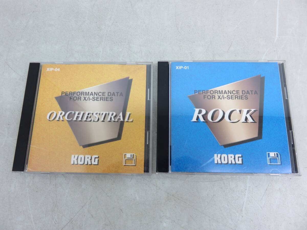 KORG サウンドディスク サウンドライブラリー Xシリーズ iシリーズ用 XIP-01 XIP-04 現状品の画像1