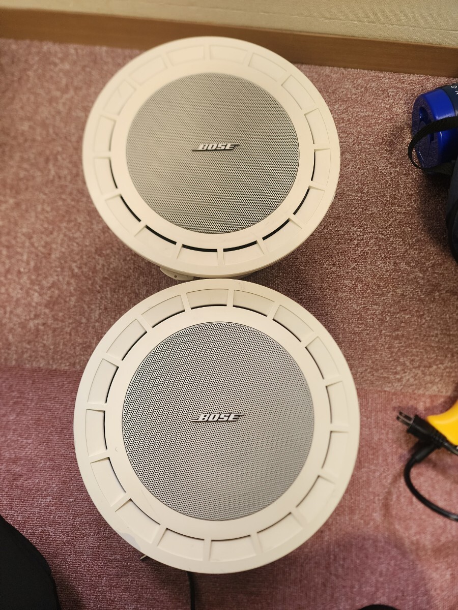 BOSE 111CL 天井埋込スピーカー 101より音に広がりがあります！　DIY ホームシアターなどに　清掃済み！ 　音響設備　_画像1