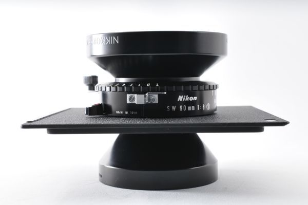 【美品】Nikon Nikkor SW 90mm f/8 S ニコン 大判レンズ Copal 0 シャッター #306B_画像3