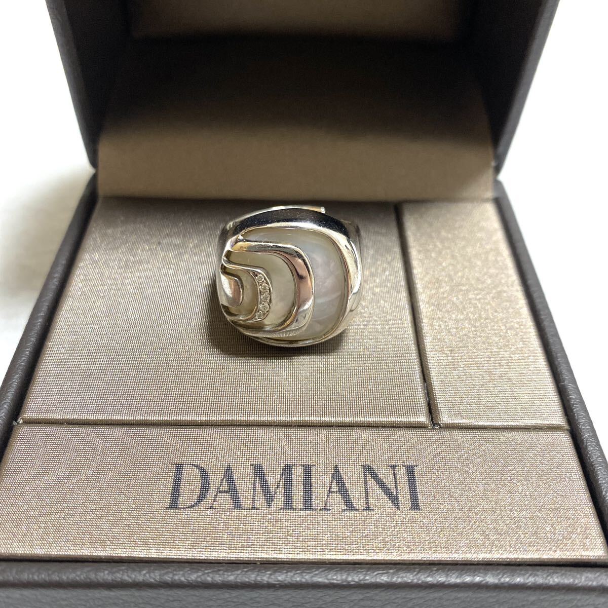 Damiani ダミアーニ マザーオブパール ダイヤモンド リング 指輪 silver 925 真珠 jewelry accessory ring ジュエリー アクセサリー_画像1