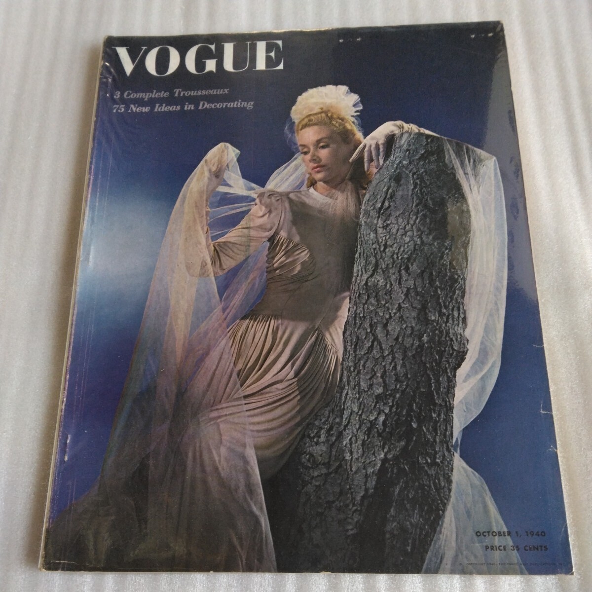 VOGUE ヴォーグ 1940年 October 1 ローリングス ホルスト トニー・フリッセル ヴィンテージ アメリカ ファッション雑誌の画像1