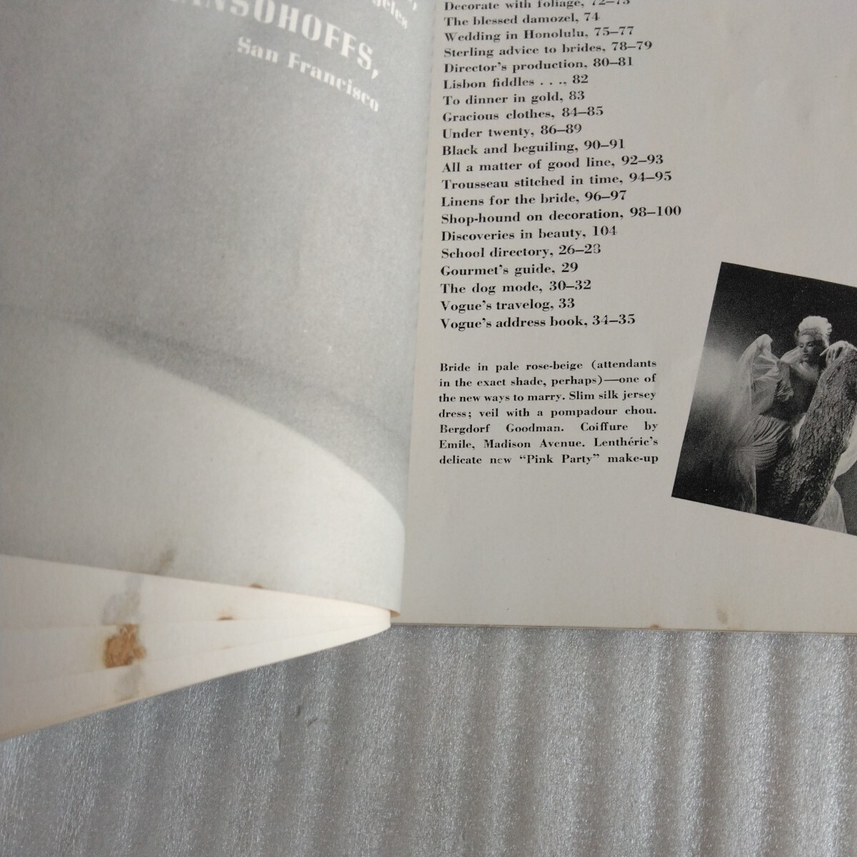 VOGUE ヴォーグ 1940年 October 1 ローリングス ホルスト トニー・フリッセル ヴィンテージ アメリカ ファッション雑誌の画像4