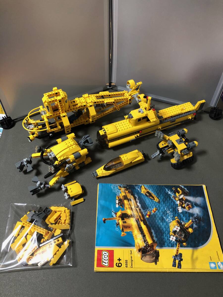 レゴ LEGO 4888 デザイナー サブマリン Ocean Odyssey + テクニック 8250 Search Subの一部 潜水艦セット 送料込みの画像1