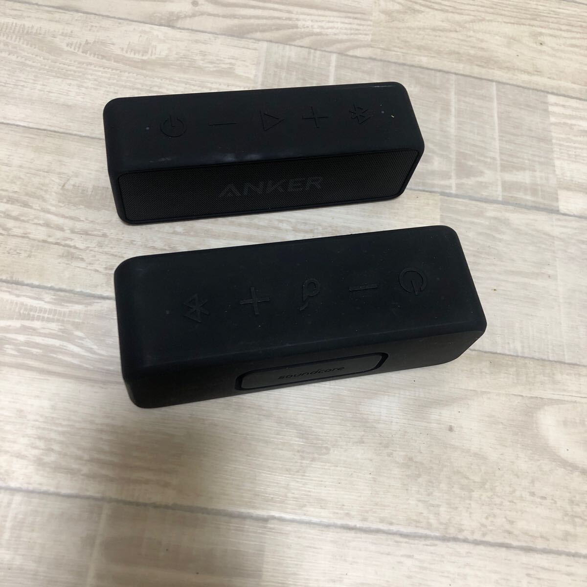 ジャンク品 Anker Soundcore2 とAnker Soundcore3 Bluetoothスピーカー 2個セットの画像1