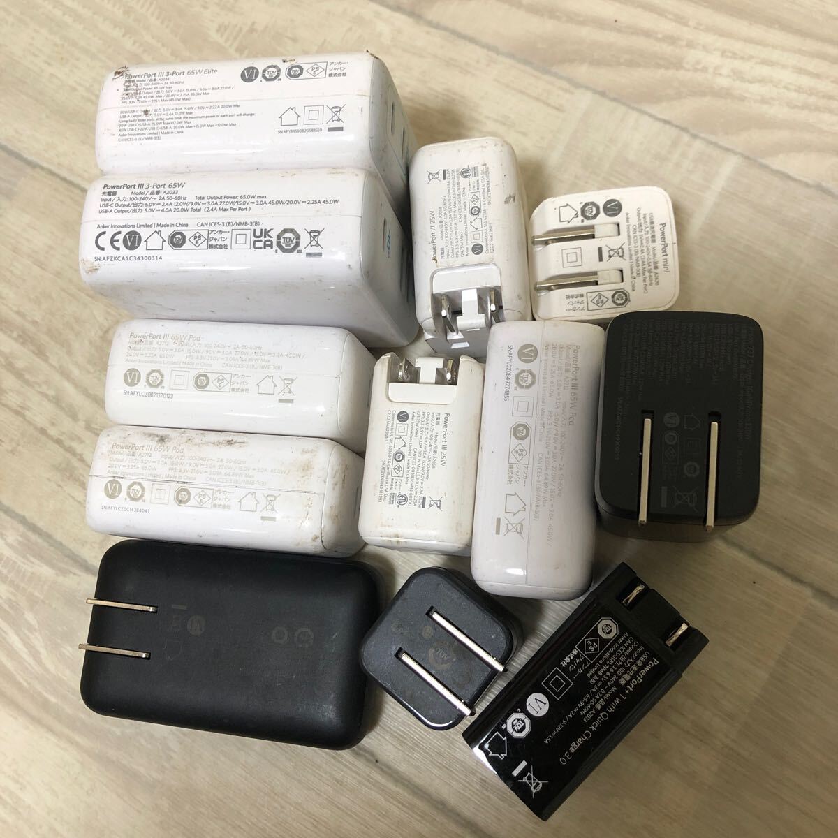 一円から　Anker充電器　12個まとめ_画像8