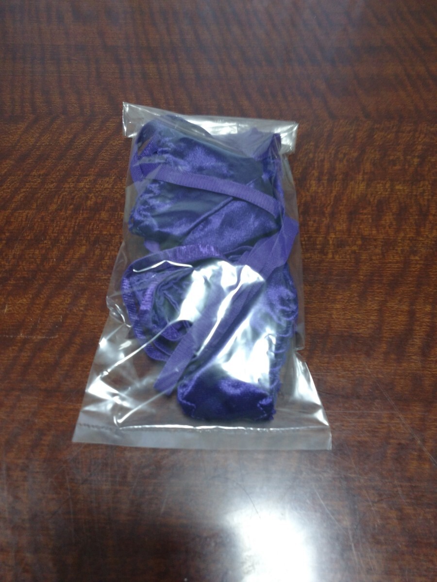 コスプレ マイクロビキニ パープル 紫 サテンの画像2