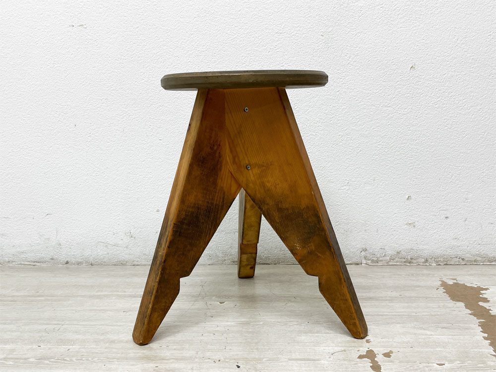 ● エムアンドエム ファニチャー M&M FURNITURE 丸スツール 小 MARU STOOL S 作業椅子 ナチュラル チェアの画像2